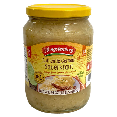 Hengstenberg Authentic German Sauerkraut (CASE OF 12 x 680g)