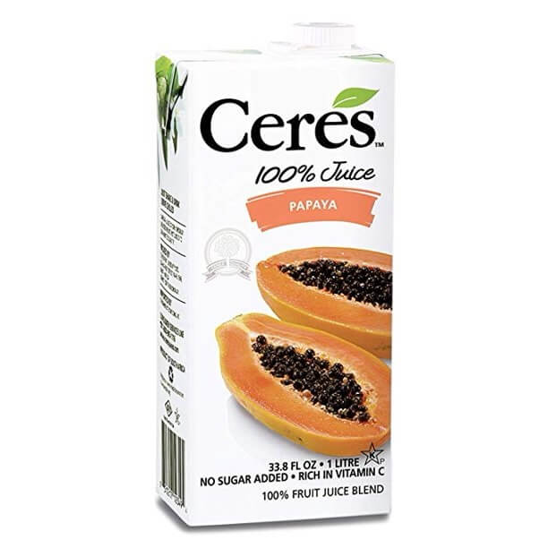 Ceres Papaya Juice Carton (Kosher) (CASE OF 12 x 1L)
