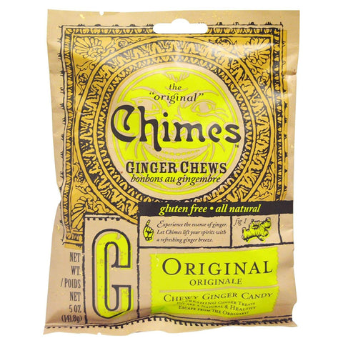 Chimes Ginger Chews Original Flavor (CASE OF 20 x 141.8g)