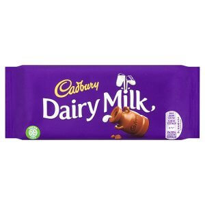 Cadbury Dairy Milk (HEAT SENSITIVE ITEM - PLEASE ADD A THERMAL BOX TO YOUR ORDER TO PROTECT YOUR ITEMS (CASE OF 22 x 95g)
