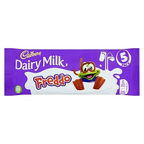 Cadbury Freddo Bar 5 Pack (HEAT SENSITIVE ITEM - PLEASE ADD A THERMAL BOX TO YOUR ORDER TO PROTECT YOUR ITEMS (CASE OF 30 x 90g)