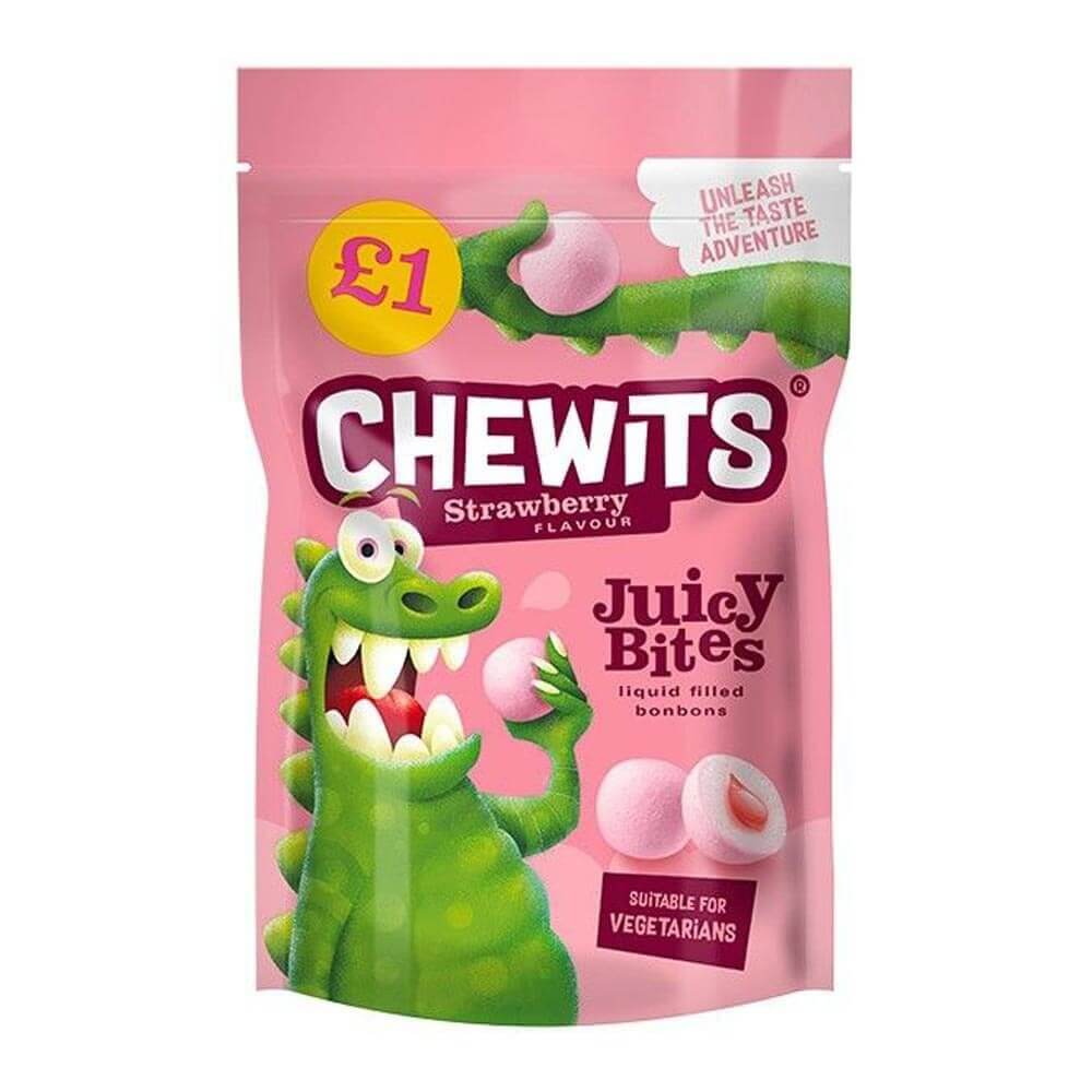 Chewits Strawberry Juicy Bites (CASE OF 10 x 115g)