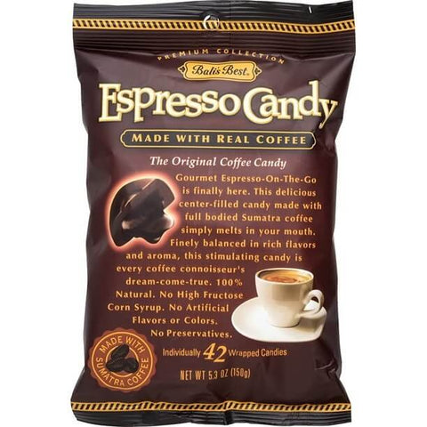 Balis Best Coffee Candy Made with Real Espresso (CASE OF 12 x 150g)
