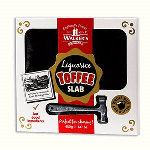 Walkers Nonsuch Liquorice Toffee Slab (CASE OF 10 x 400g)