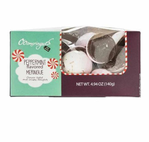 Ooomeringues Peppermint and Chocolate Meringues Box (CASE OF 12 x 140g)