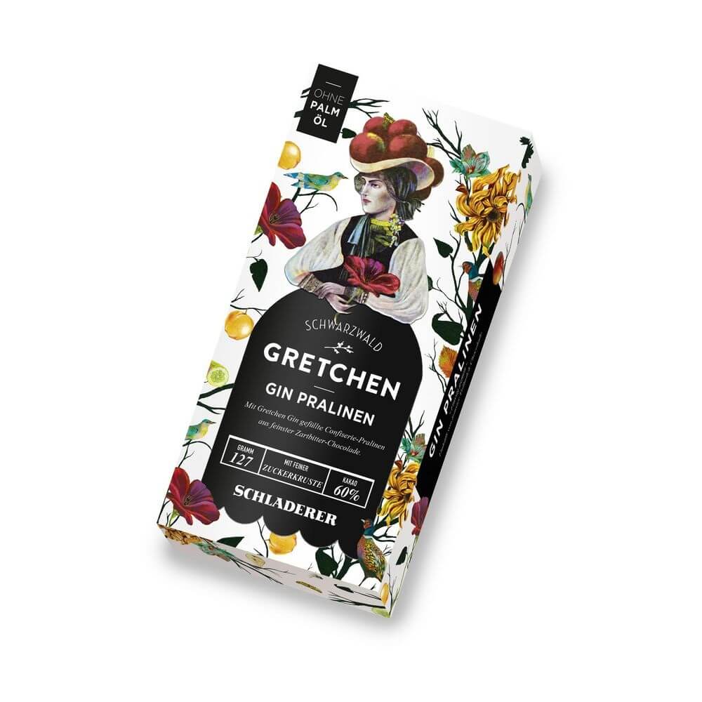 Schladerer Gretchen Gin Chocolate Box (CASE OF 8 x 127g)