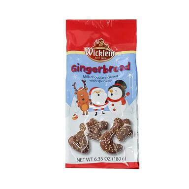 Wicklein Milk Chocolate Gingerbread with Sprinkles (CASE OF 12 x 180g)
