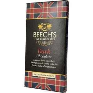 Beechs British Flag Dark Chocolate Bar (CASE OF 12 x 60g)
