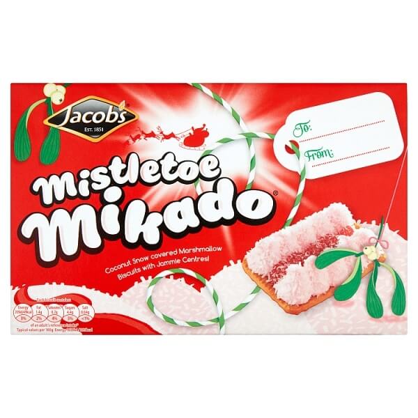 Jacobs Mistletoe Mikado Biscuit Carton (CASE OF 10 x 400g)
