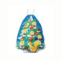 Storz Foil Covered Milk Chocolate Tree Shaped Ornament (CASE OF 100 x 12g)