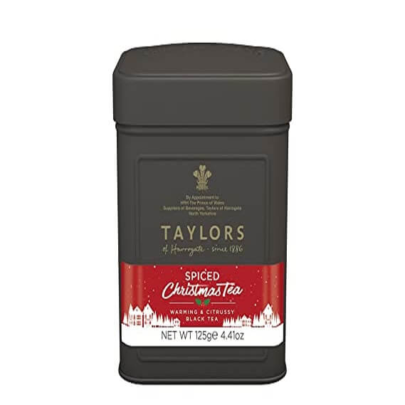 Taylors of Harrogate Spiced Christmas Leaf Tea Tin (CASE OF 6 x 125g)