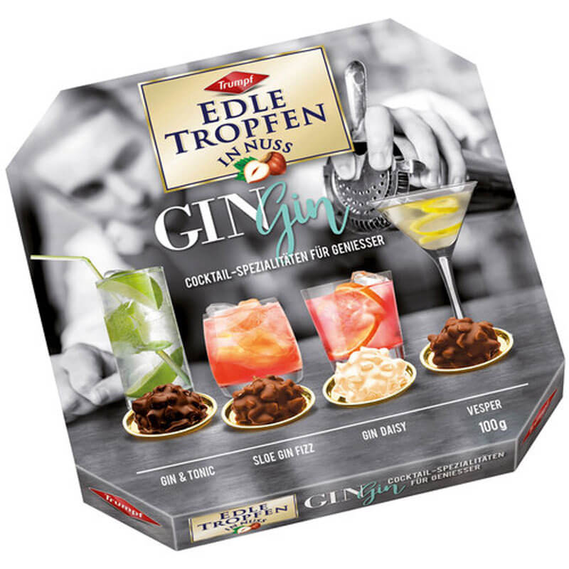 Trumpf Noble Drops in Nut International Cocktails (CASE OF 11 x 100g)