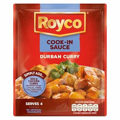 Royco Dry Sauce Durban Curry (CASE OF 20 x 38g)