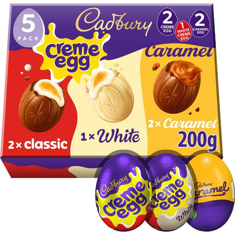 Cadbury Dairy Milk Mixed Eggs (CASE OF 28 x 200g)