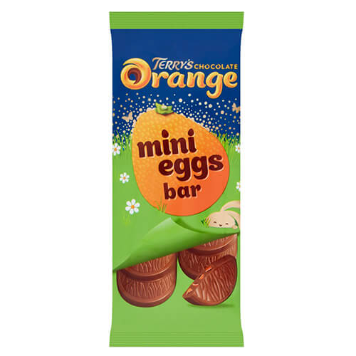 Kraft Terrys Chocolate Orange Mini Eggs Bar (CASE OF 20 x 90g)