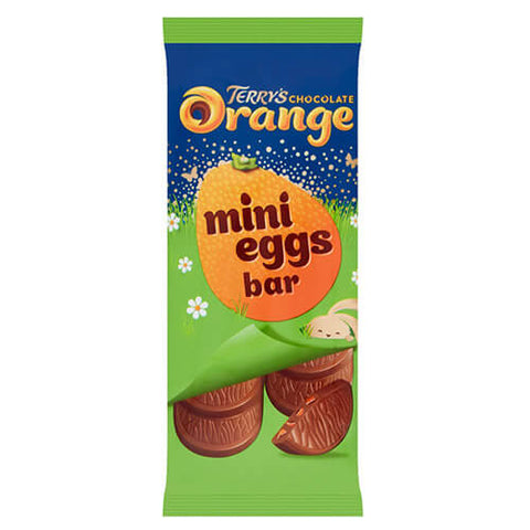 Kraft Terrys Chocolate Orange Mini Eggs Bar (CASE OF 20 x 90g)