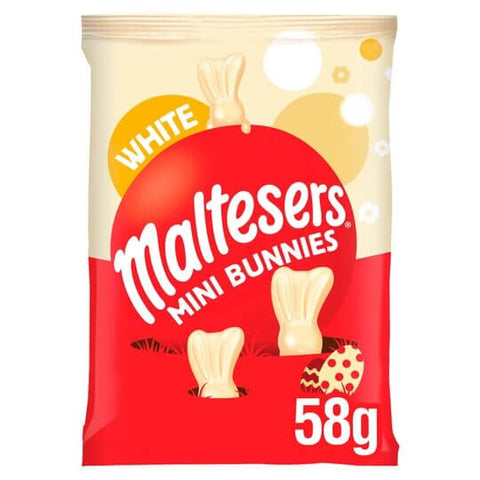 Mars Maltesers White Mini Bunnies Bag (CASE OF 24 x 58g)