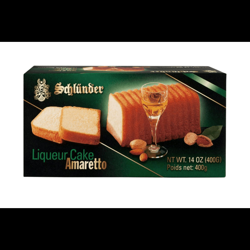 Schluender Liqueur Cake Amaretto (CASE OF 12 x 400g)