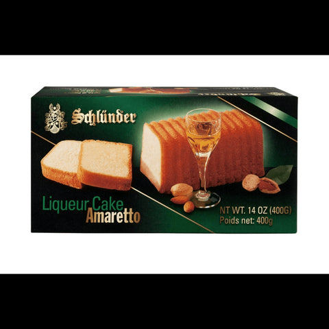 Schluender Liqueur Cake Amaretto (CASE OF 12 x 400g)
