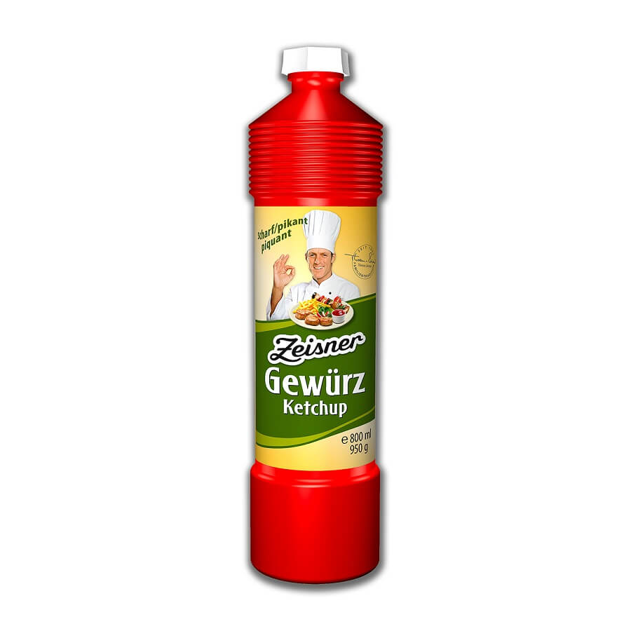 Zeisner Gewurz (Hot) Ketchup (CASE OF 12 x 800ml)