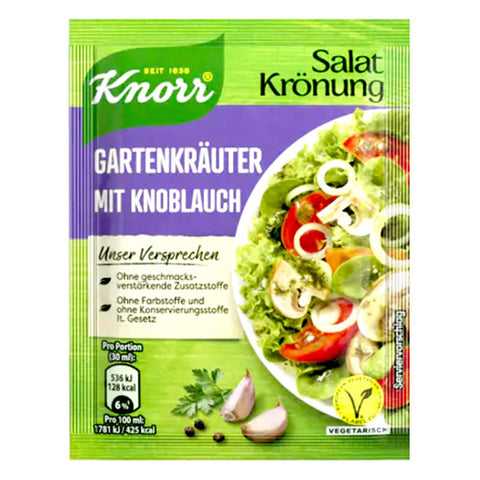 Knorr Garlic Garden Salad Dressing Sachet (5-Pack) (CASE OF 14 x 40g)