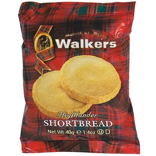 Walkers Shortbread Highlanders(Pack of 2 Biscuits) (CASE OF 18 x 40g)
