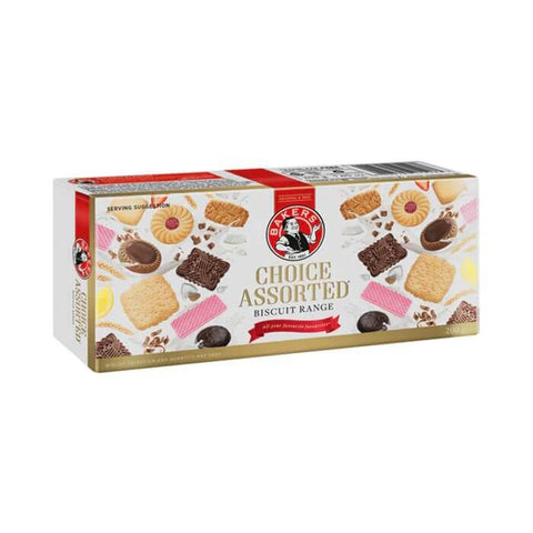 Bakers Choice Assorted Cookies (CASE OF 12 x 200g)