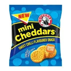 Bakers Mini Cheddars Singles Sweet Chilli (CASE OF 36 x 33g)