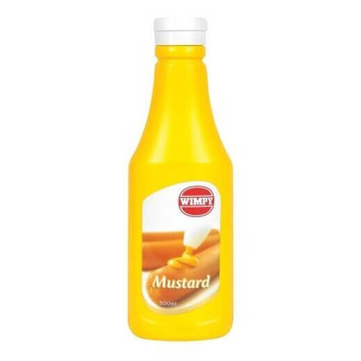 Wimpy Mustard (Squeeze Bottle) (CASE OF 12 x 500ml)