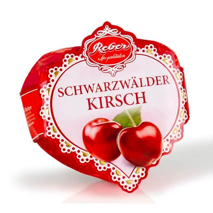 Reber Black Forest Hearts Kirsch Marzipan (CASE OF 36 x 31g)