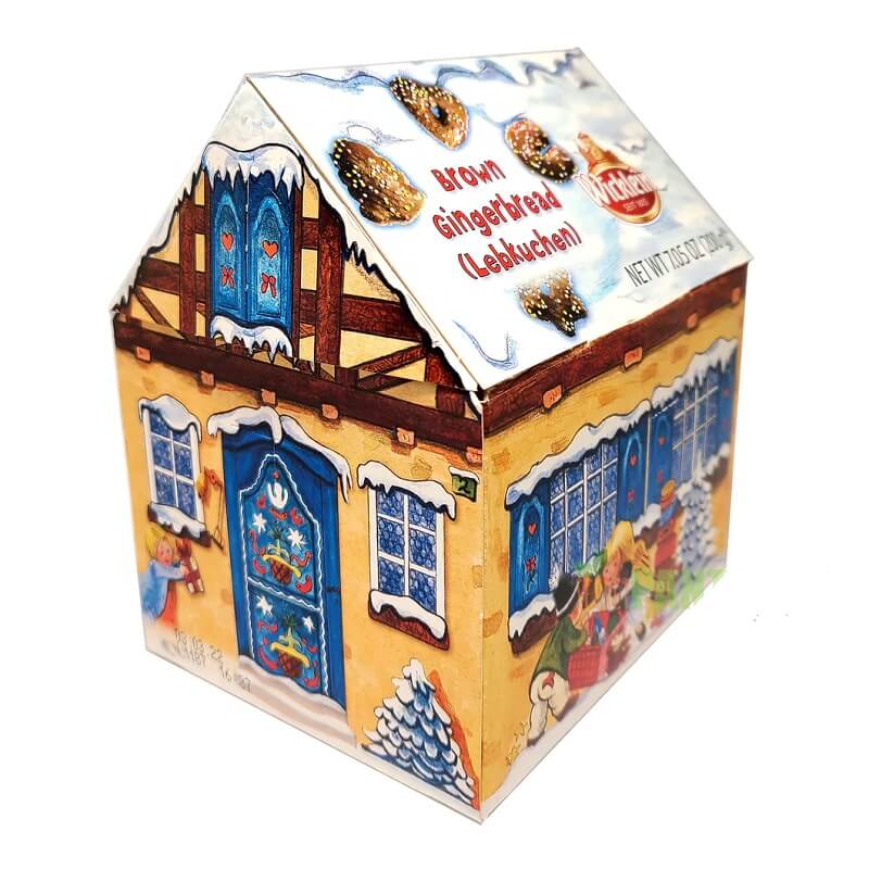 Wicklein Winter House with Mini Milk Chocolate Gingerbread with Sprinkles (CASE OF 15 x 200g)