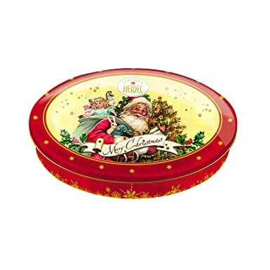 Heidel Christmas Nostalgia Oval Gift Tin (CASE OF 6 x 183g)