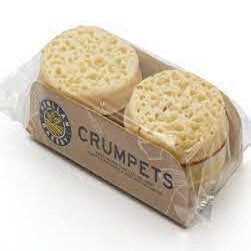 Henllan Traditional Crumpets (Pack of 6) Lovingly Baked in the UK (CASE OF 12 x 300g)