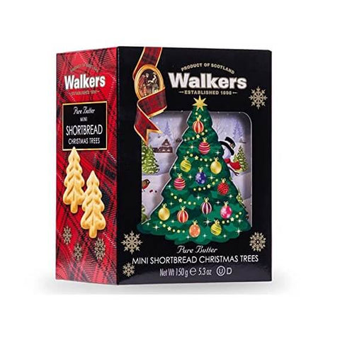 Walkers Mini Christmas Tree Shortbread Box (CASE OF 10 x 150g)