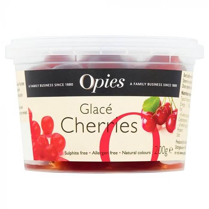 Opies Glace Cherries (CASE OF 6 x 200g)