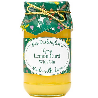 Mrs Darlingtons Tipsy Lemon Curd and Gin (CASE OF 6 x 320g)