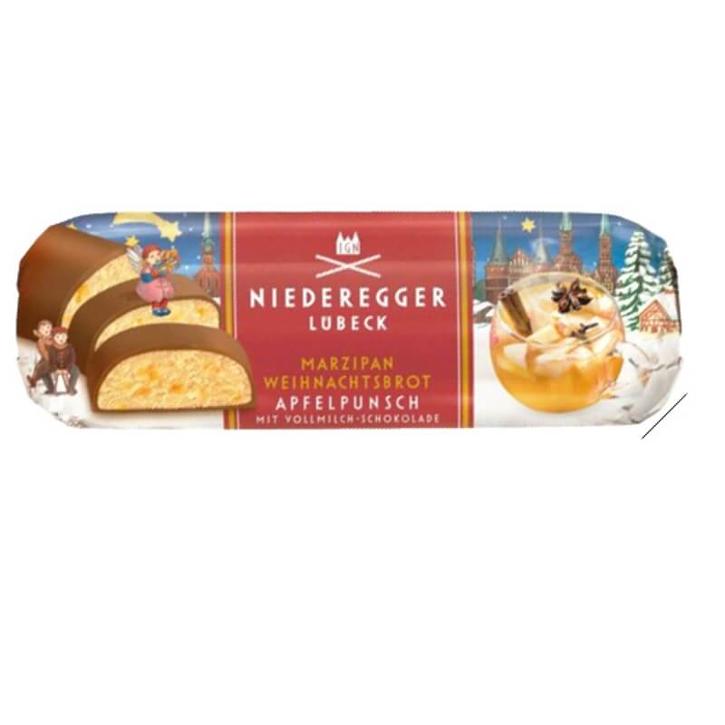 Niederegger Christmas Loaf With Apple Punch (CASE OF 15 x 125g)