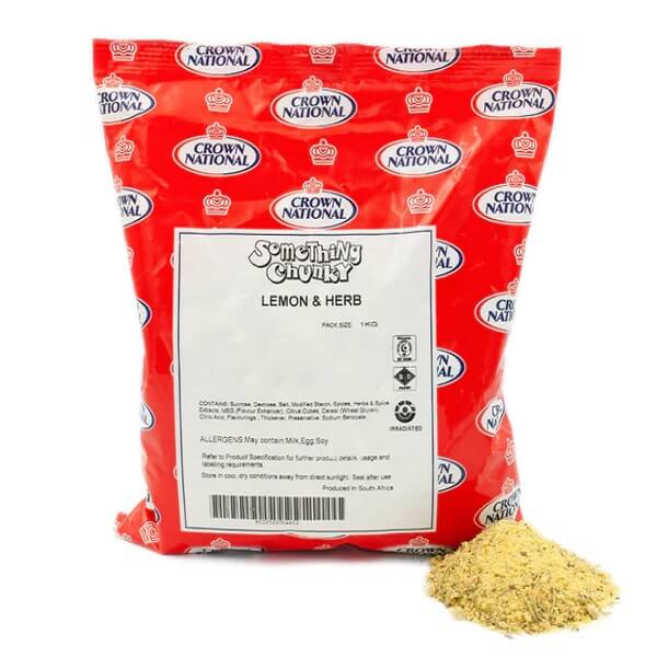Crown National Seasoning Something Chunky Lemon and Herb (CASE OF 5 x 1kg)