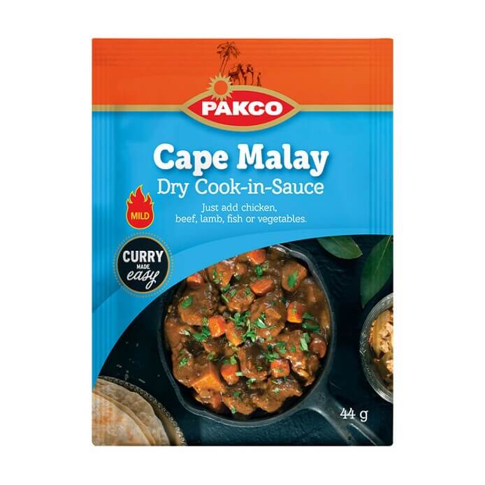 Pakco Dry Sauces - Cape Malay (CASE OF 40 x 44g)