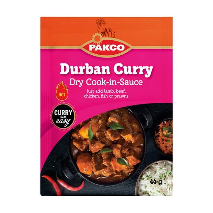Pakco Dry Sauces - Durban Curry (CASE OF 40 x 44g)