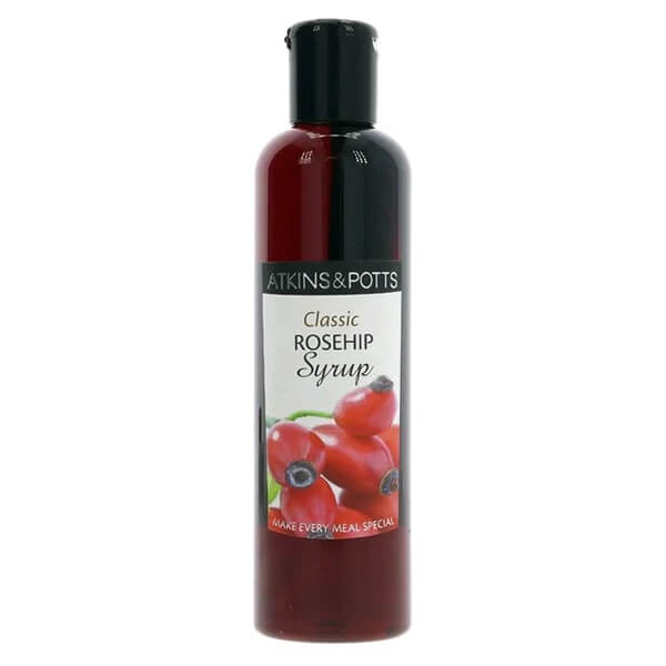 Atkins and Potts Syrup Rosehip (CASE OF 6 x 200g)