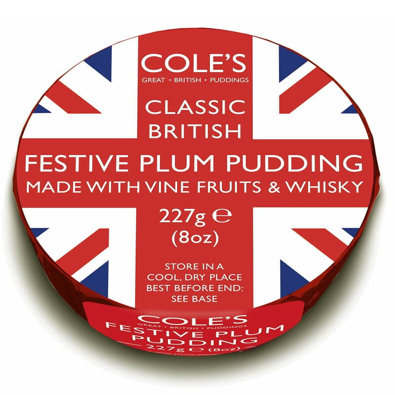 Coles Union Jack Festive Whisky Pudding (CASE OF 12 x 227g)