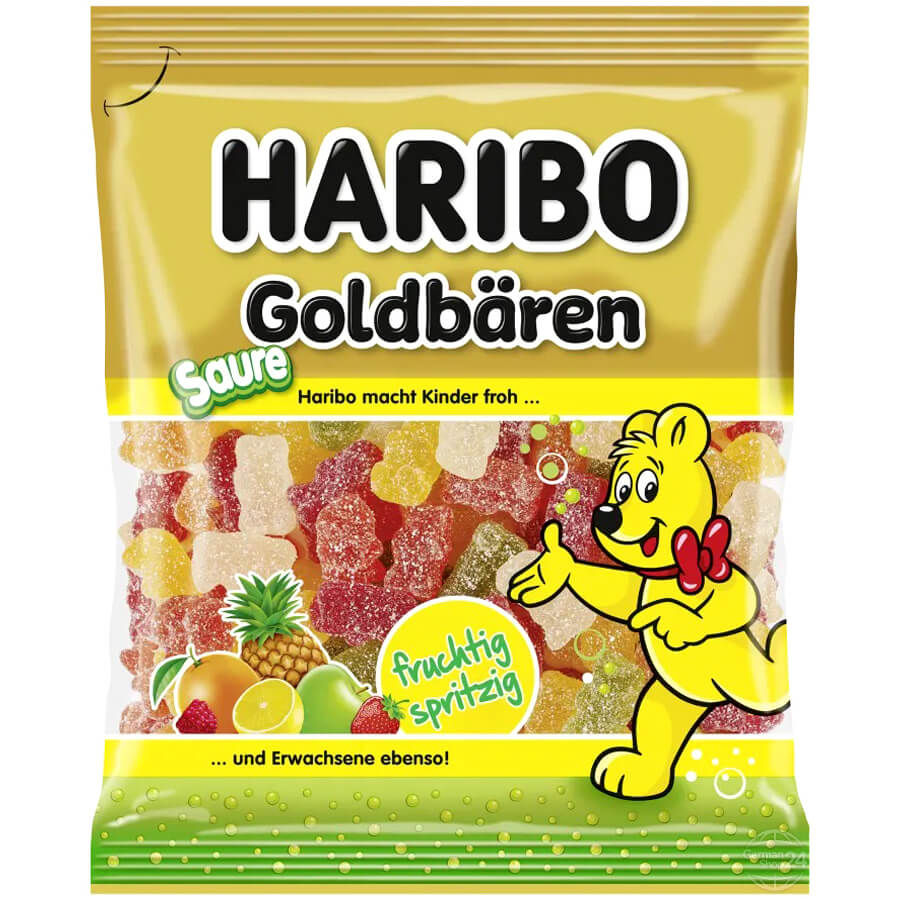 Haribo Sour Gold Bears (CASE OF 18 x 175g)