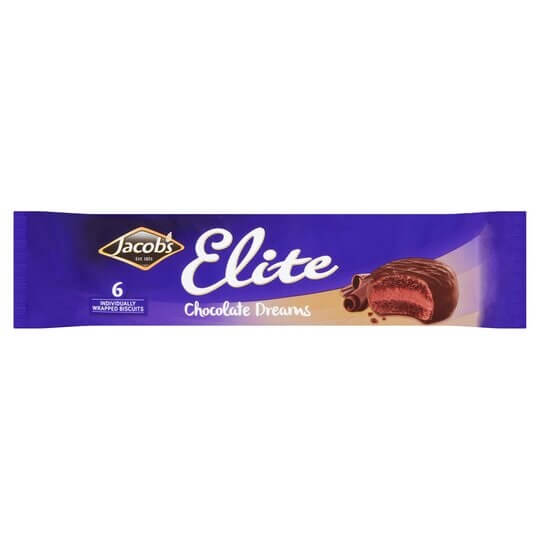 Jacobs Elite Chocolate Dreams  HEAT SENSITIVE ITEM. PLEASE ADD ITEM 122942 TO THE ORDER TO TRY TO PROTECT CHOCOLATES FROM HEAT DAMAGE. (CASE OF 20 x 132g)