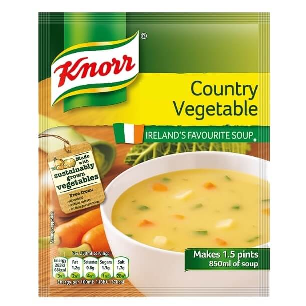 Knorr Country Vegetable Soup (CASE OF 9 x 63g)