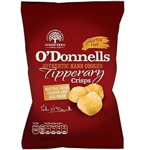 ODonnells Mature Cheese and Red Onion Crisps (CASE OF 32 x 44g)