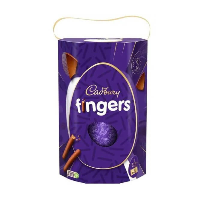 Cadbury Fingers Large Egg (CASE OF 4 x 212.5g)