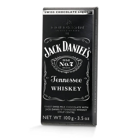 Goldkenn Jack Daniels Tennessee Whiskey Filled Chocolate Bar  HEAT SENSITIVE ITEM. PLEASE ADD ITEM 122942 TO THE ORDER TO TRY TO PROTECT CHOCOLATES FROM HEAT DAMAGE. (CASE OF 10 x 100g)