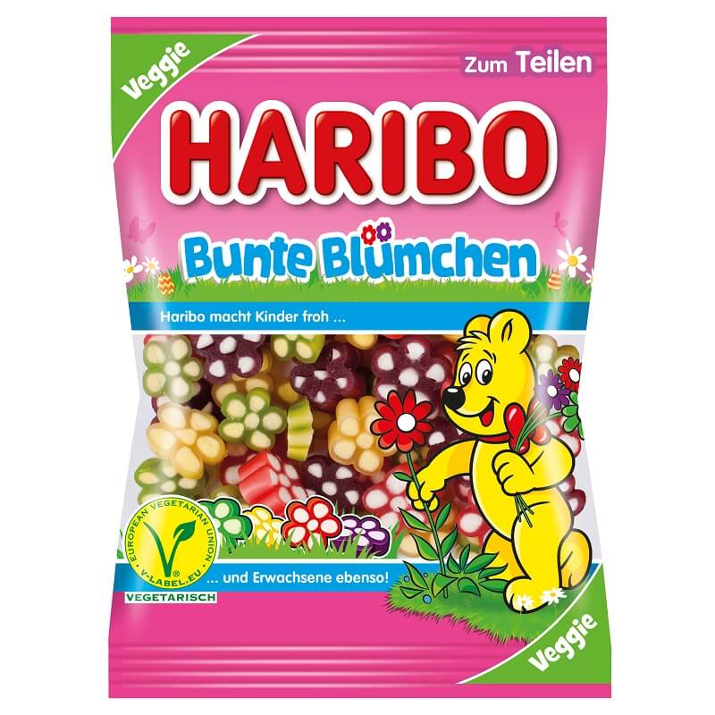 Haribo Colorful Flowers (CASE OF 30 x 175g)