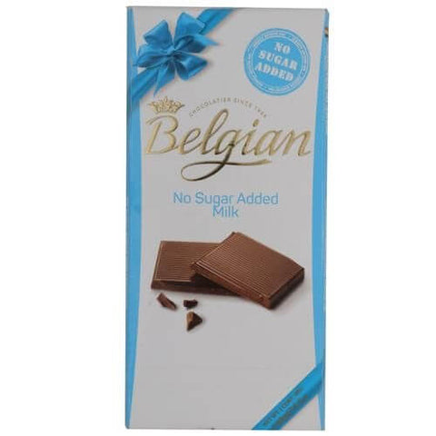 The Belgian NSA Milk Chocolate (HEAT SENSITIVE ITEM - PLEASE ADD A THERMAL BOX TO YOUR ORDER TO PROTECT YOUR ITEMS (CASE OF 20 x 100g)